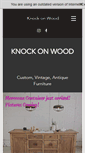 Mobile Screenshot of knockonwoodagain.com
